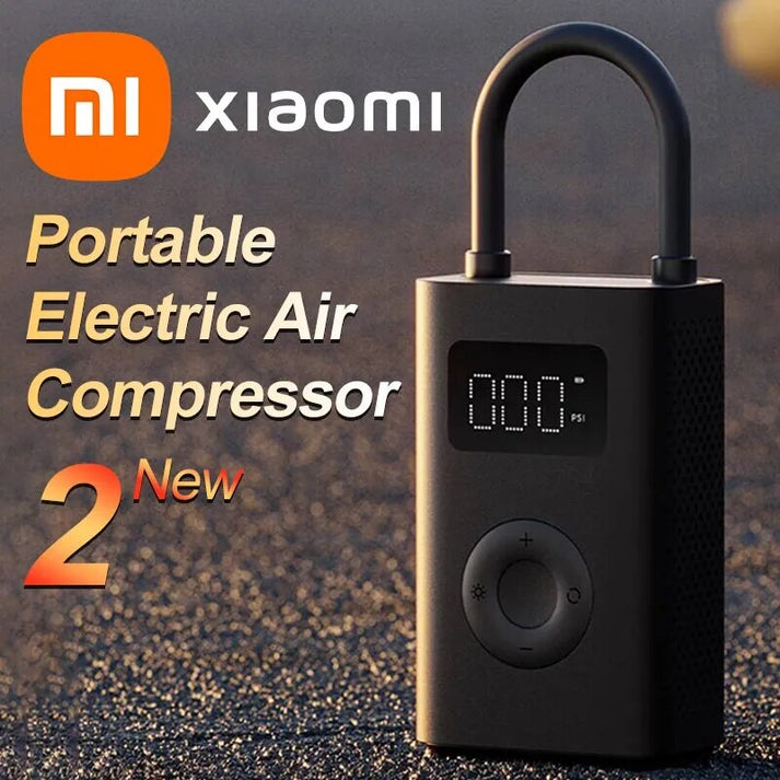 Xiaomi Mijia Air Pump 2 Mini Compresor Eléctrico Portátil con 25 Más