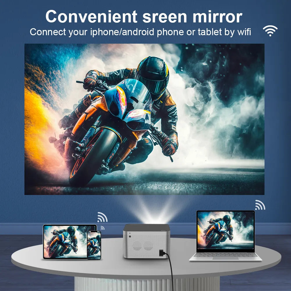 Magcubic-proyector hy350 para cine en casa, dispositivo con Android 11, 4K,  1920x1080P »