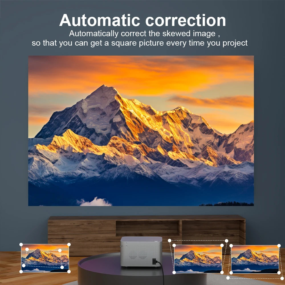 Proyector Magcubic hy350 con Android 11 Real 4K, 1920*1080P, Wifi6, 58