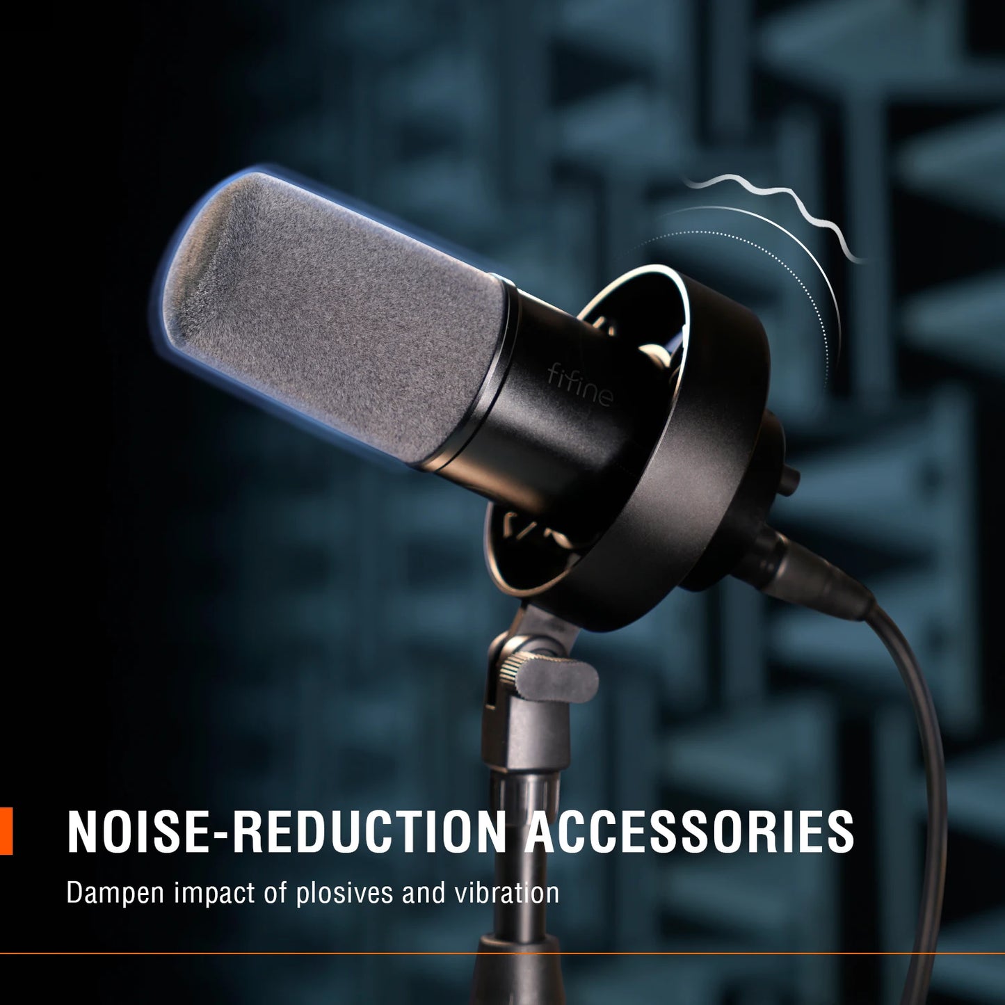 FIFINE K688: Micrófono Dinámico XLR/USB PC Grabación – Electrotechs